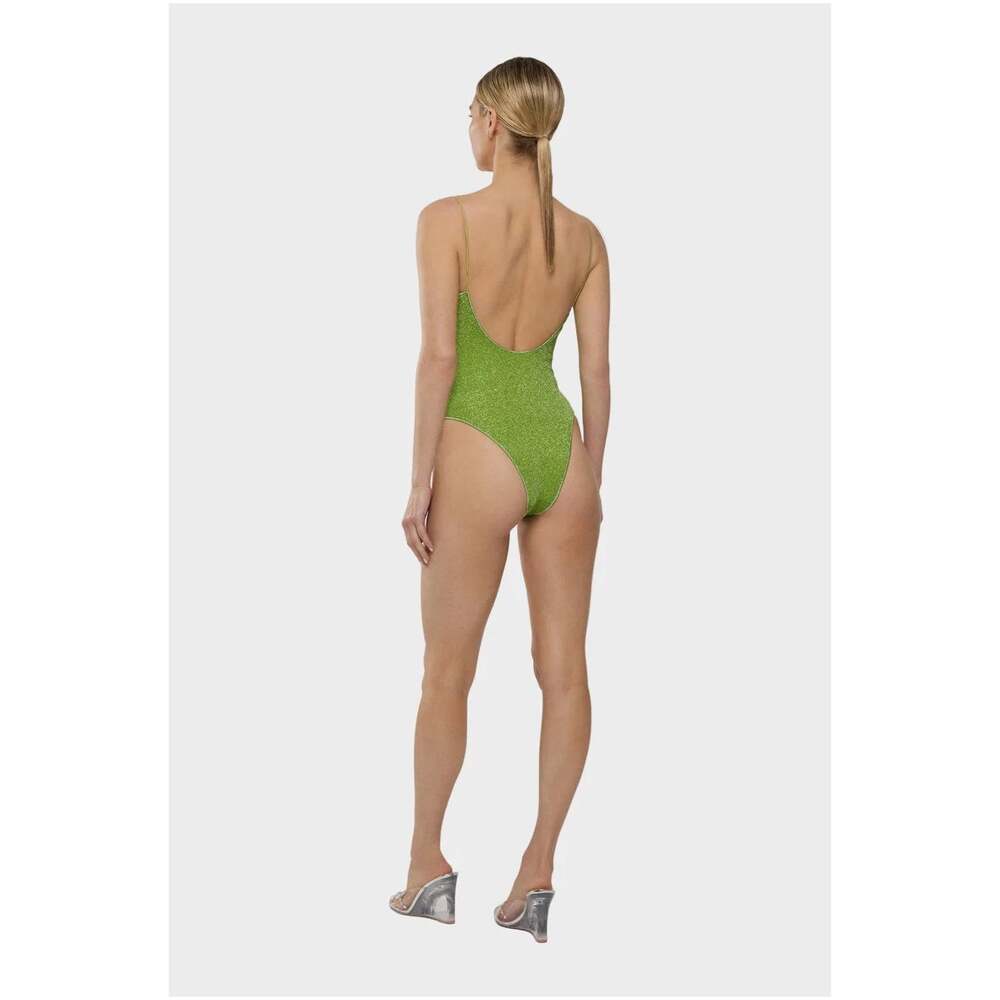 NWOT Oseree Lumire Underwired Maillot Swimsuit Lime Green Medium M - Picture 11 of 11